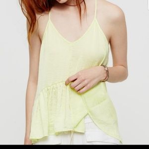 NWOT Lou and Grey peplum tank